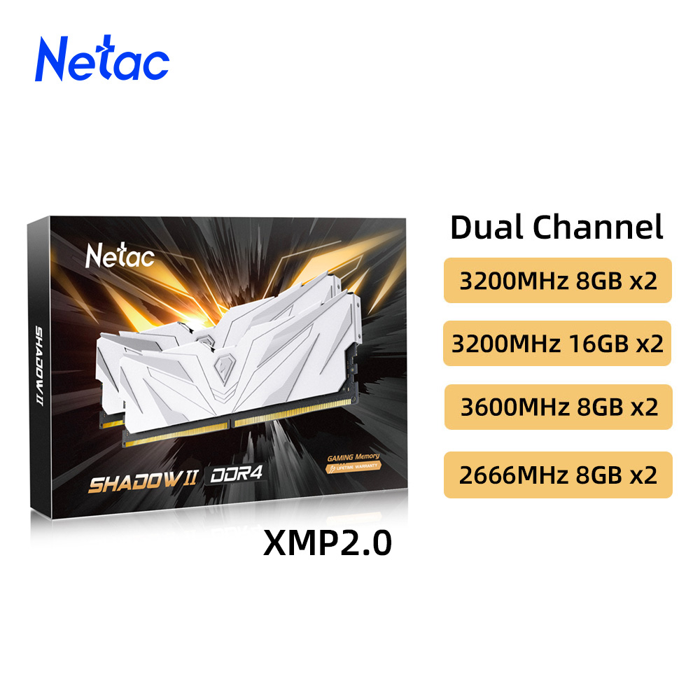 Оперативная память Netac DDR4  – обзор и цена Ddr4 2400Mhz
