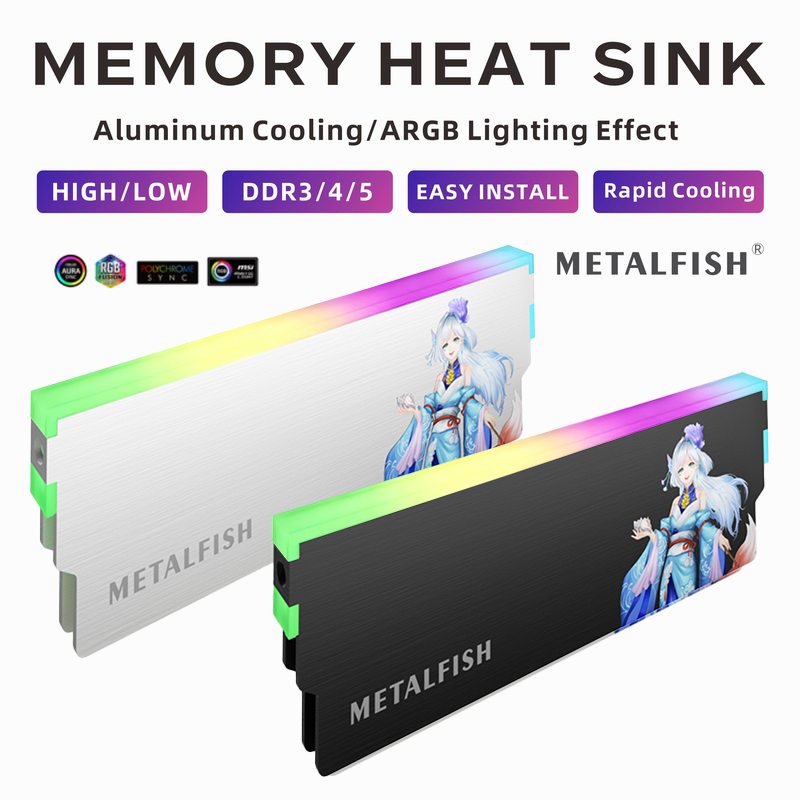 Радиатор METALFISH DRAM 5 В-3P – обзор и цена Ddr3 Ram